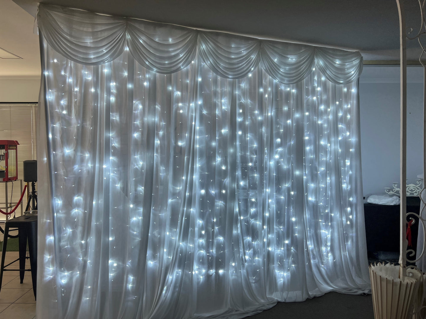 Bridal Back Drop 3m x 3m or 6m x 3m