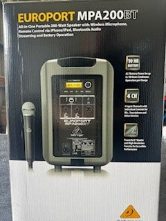 PA 200W Portable, Bluetooth Speaker