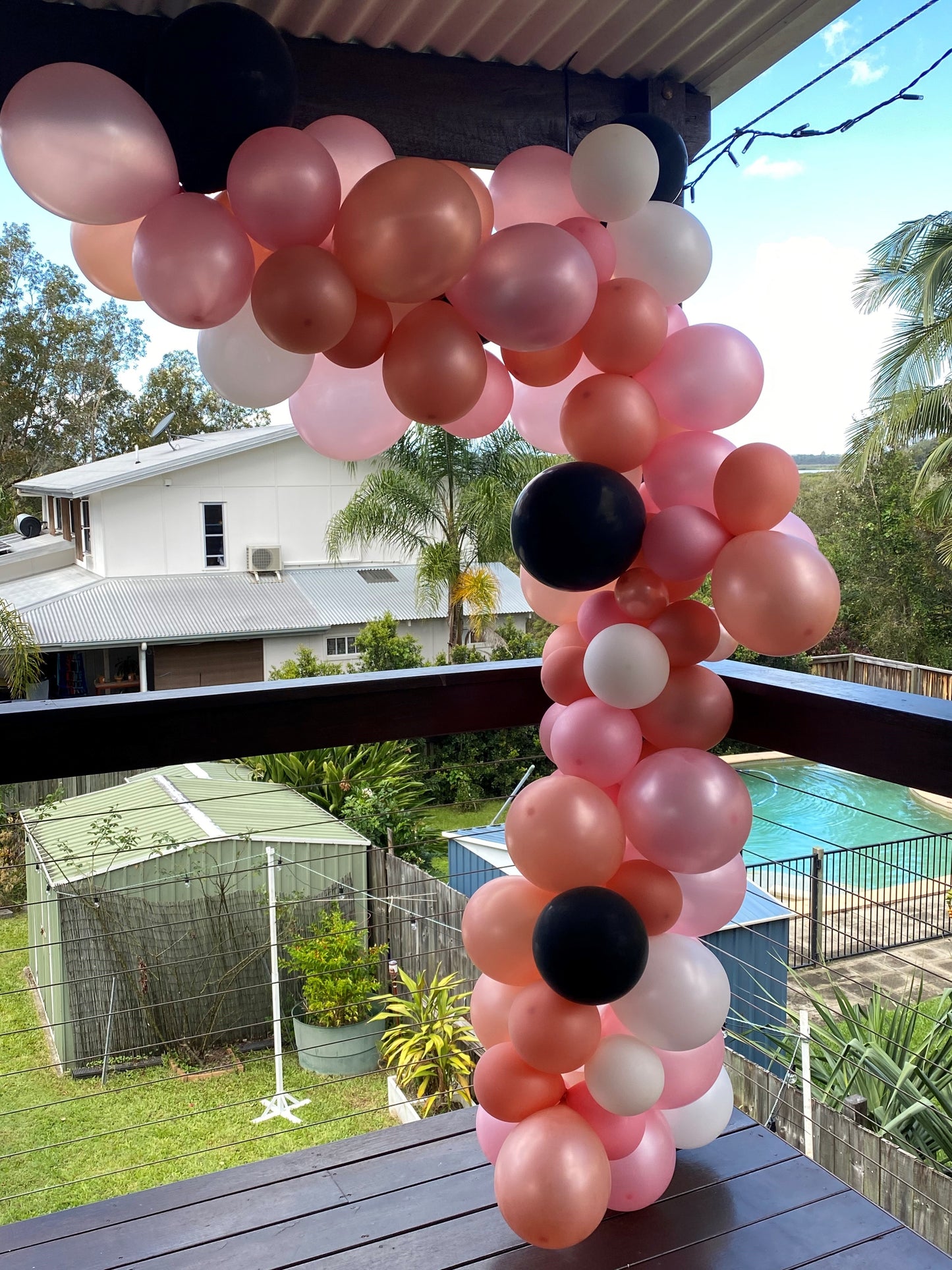 Oragnic & other balloon arrangments POA