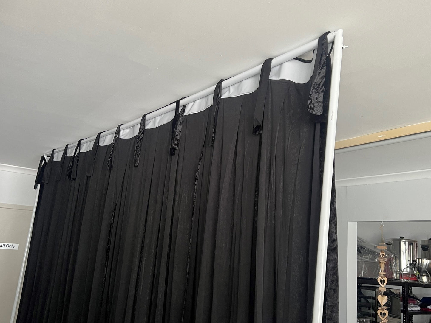 Backdrop - Black Crushed Velvet 3m x 3m