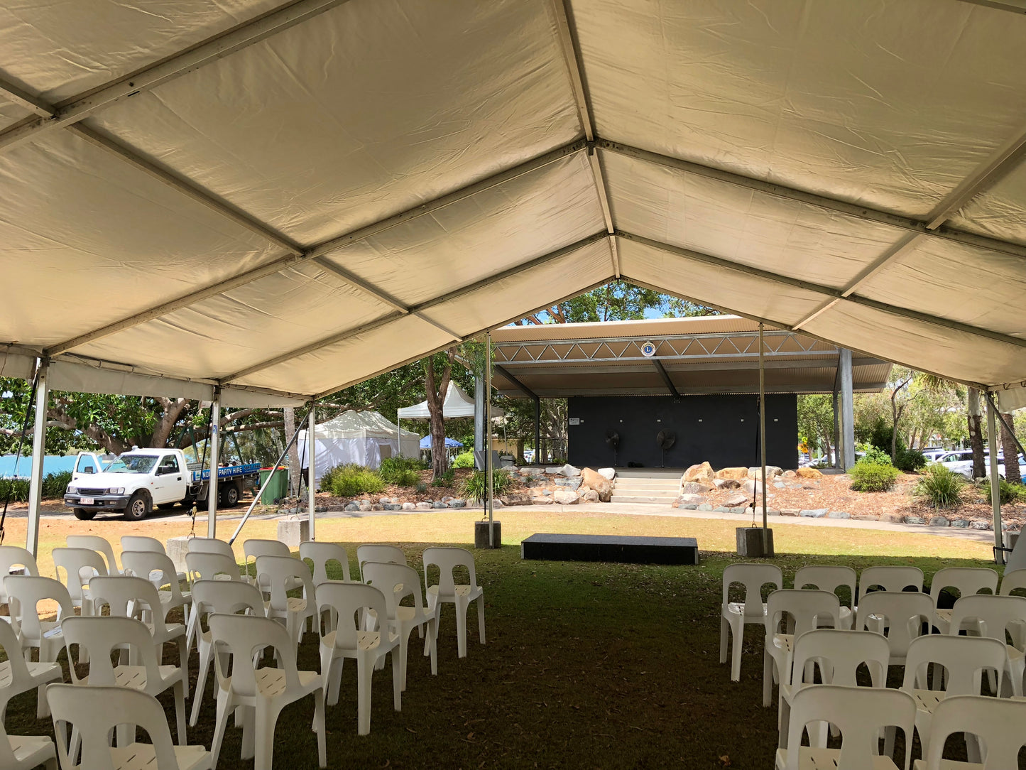 10 Meter Pavilion Marquee - White Roof - POA