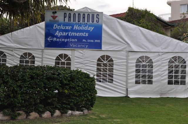 10 Meter Pavilion Marquee - White Roof - POA