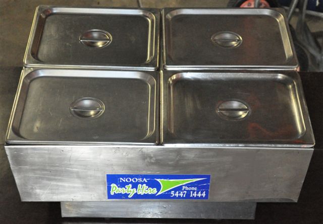 Bain Marie 4 Pot No Glass