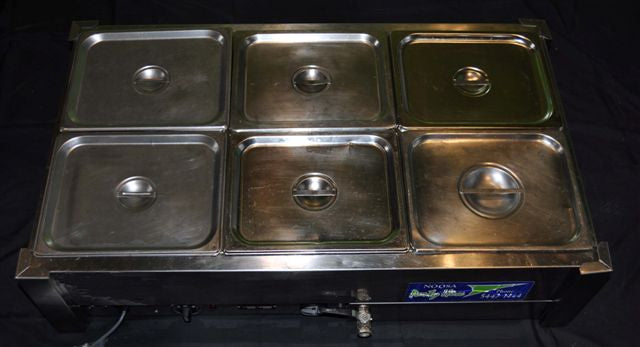 Bain Marie 6 Pot No Glass