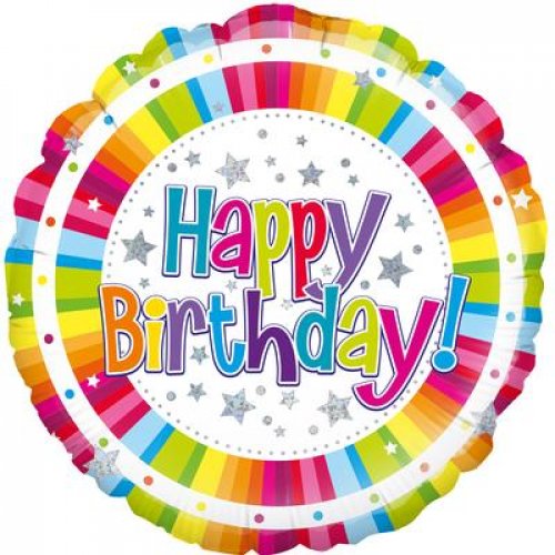 Celebration Balloons- Happy Birthday - I love you - Get Well - Baby 18inch (46cm)