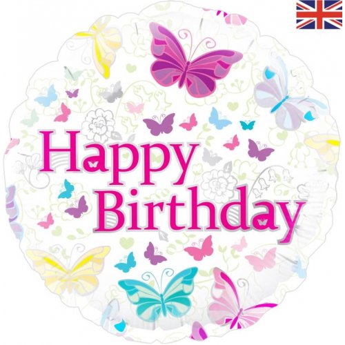 Celebration Balloons- Happy Birthday - I love you - Get Well - Baby 18inch (46cm)