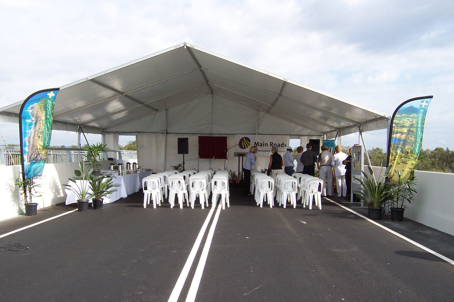 10 Meter Pavilion Marquee - White Roof - POA
