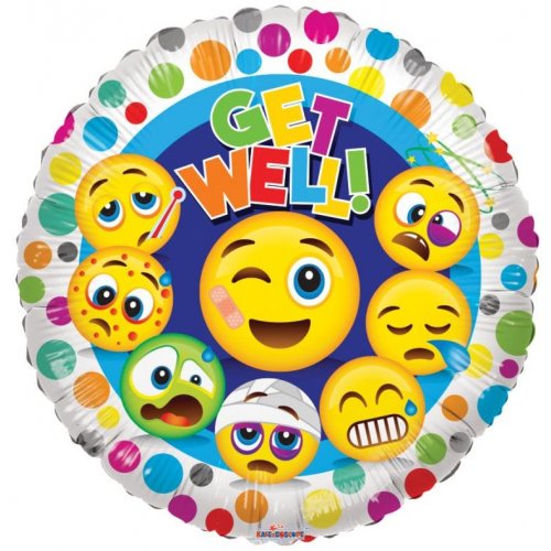 Celebration Balloons- Happy Birthday - I love you - Get Well - Baby 18inch (46cm)