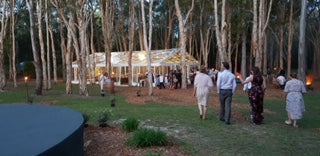 Marquee Pavilion 8M span. Clear Roof. POA