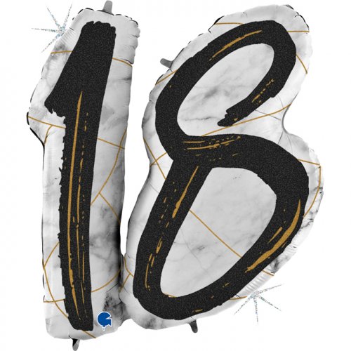 Shapes and Celebration foil balloons 33 - 36 inch