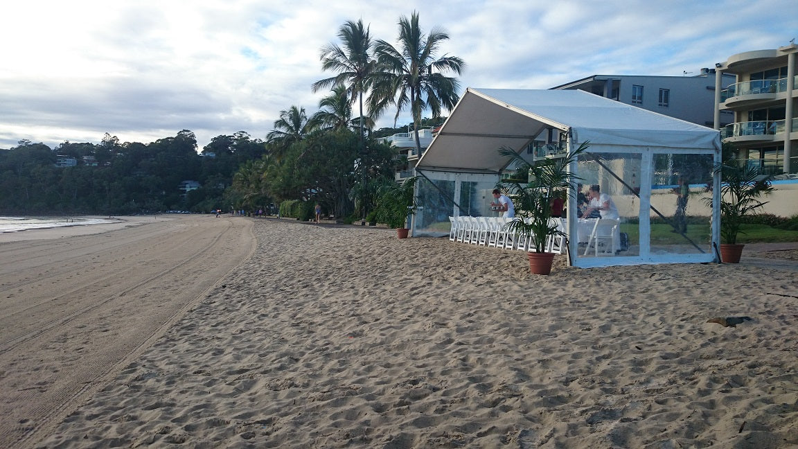 10 Meter Pavilion Marquee - White Roof - POA