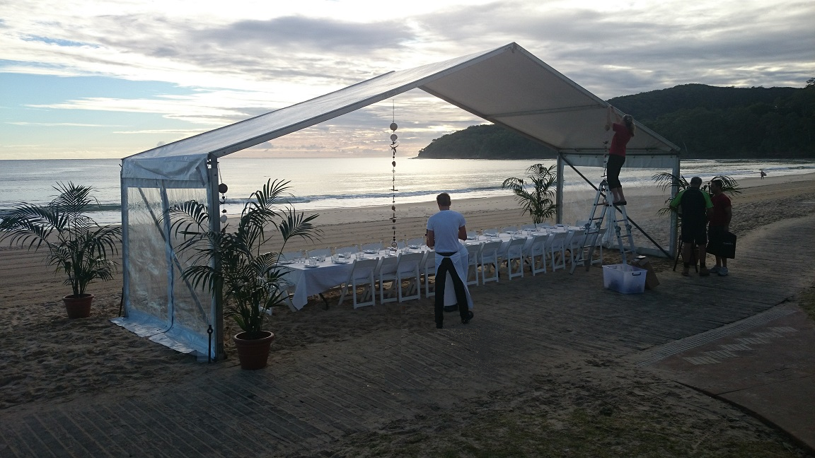 10 Meter Pavilion Marquee - White Roof - POA