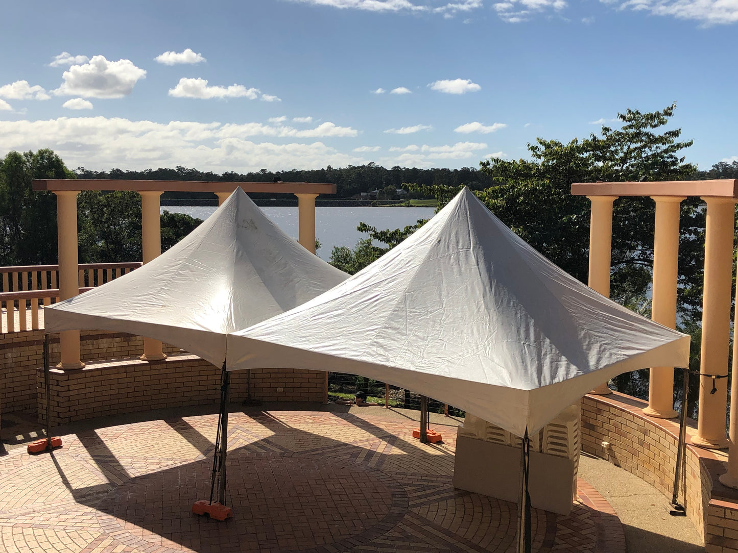 Pagoda Marquee - White - Various Sizes - POA