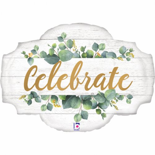 Shapes and Celebration foil balloons 33 - 36 inch