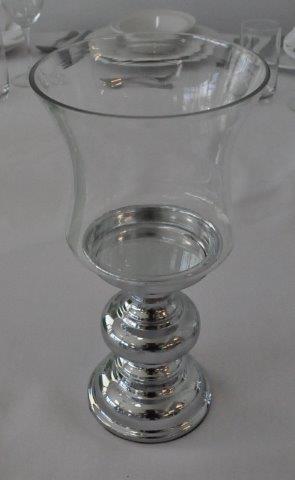 Table Centrepiece Candle Stemmed Windlight