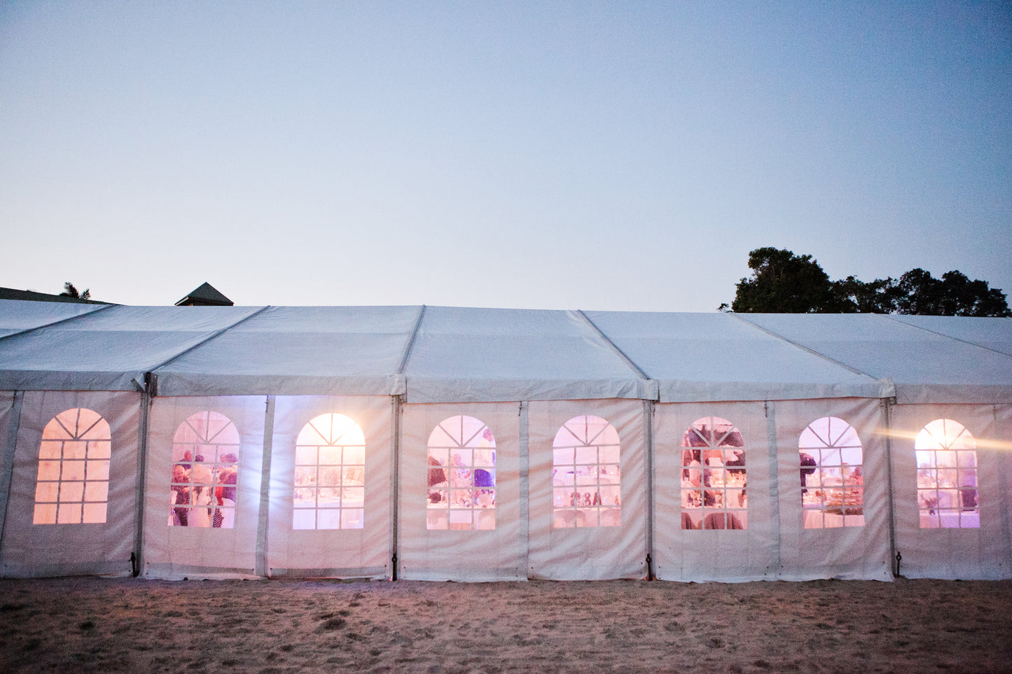 10 Meter Pavilion Marquee - White Roof - POA