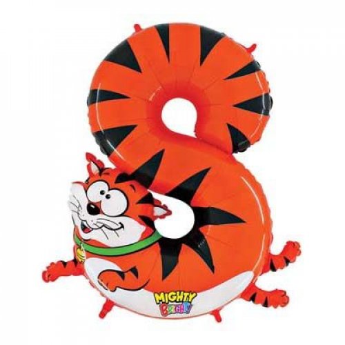 Zooloons - Novelty Foil Numbers 40 inch (102cm)