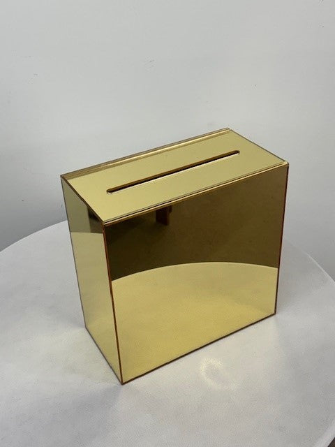 Wishing Well / Card Box GOLD mirror