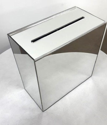Wishing Well / Card Box SILVER Mirror