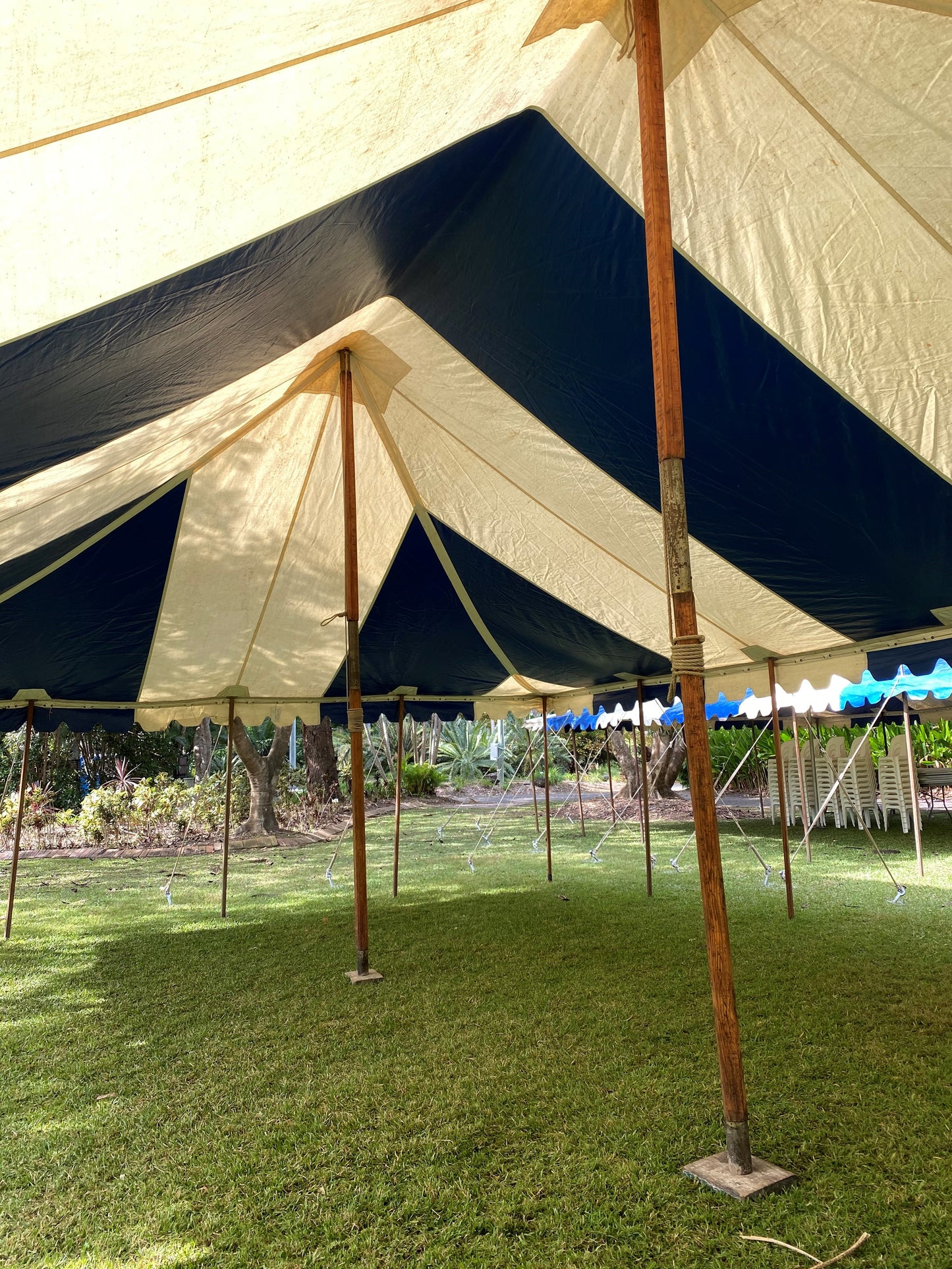 Rope Peg & Pole Marquee - Various Sizes - POA