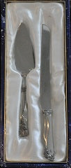 Cake Lifter & Knife Set Pewter