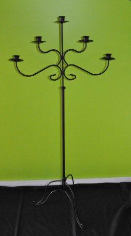 Candleabra Skinny 5 Prong F/Stand