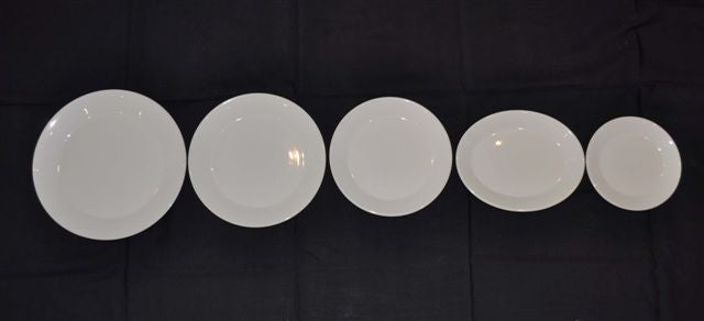 Plate 215x175mm (centre right) 8 1/2" oval Duraline