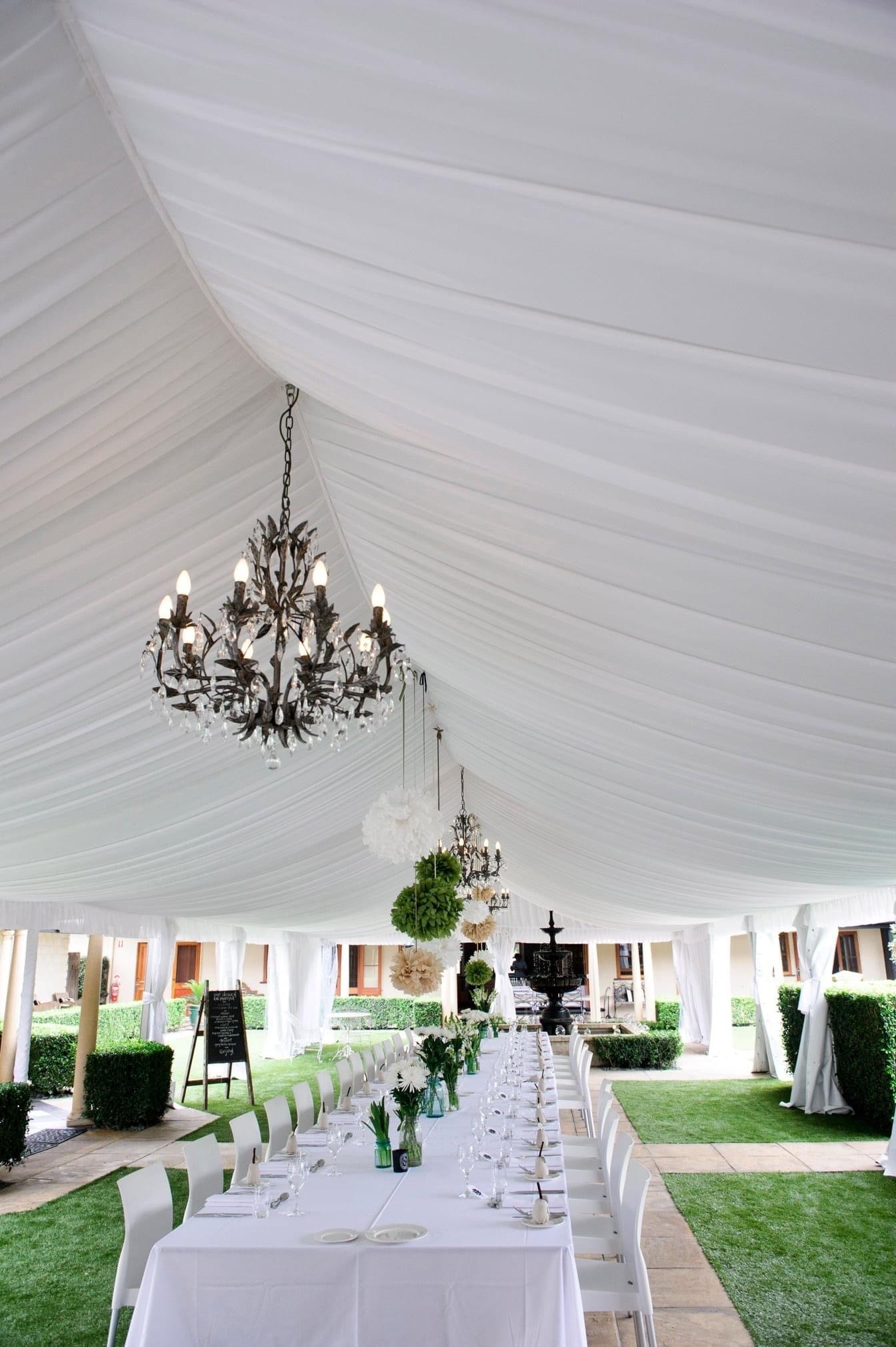 8 Meter Pavilion Marquee - White Roof - POA